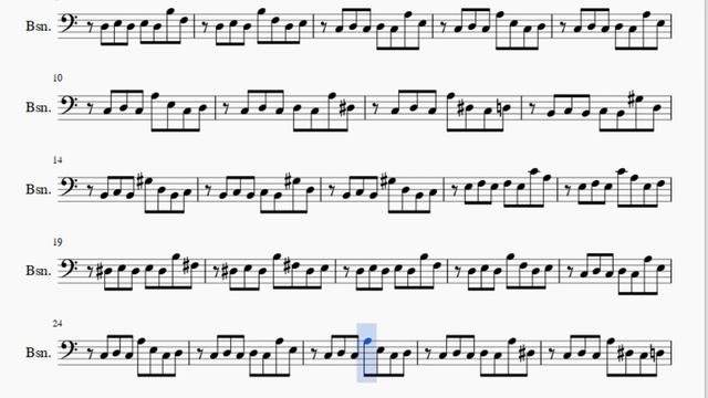 Bassoon Sheet Music: How To Play Libertango By Astor Piazzolla