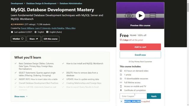 Free Paid Courses | Lifetime Access | Limited Time Free | Udemy Free Coupon смотреть онлайн
