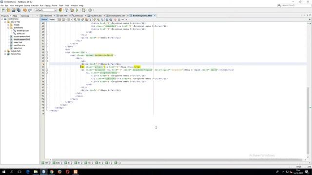 HTML 5 in the mix, les 5b, bootstrap menu (Dutch - NL) смотреть онлайн