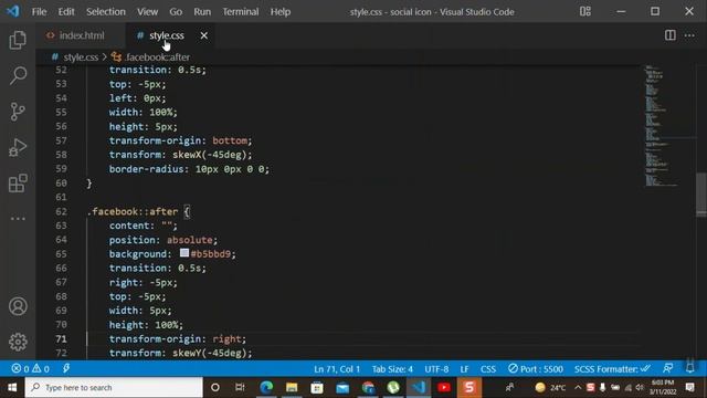 Social icon by html CSS | CSS effects | Source code смотреть онлайн