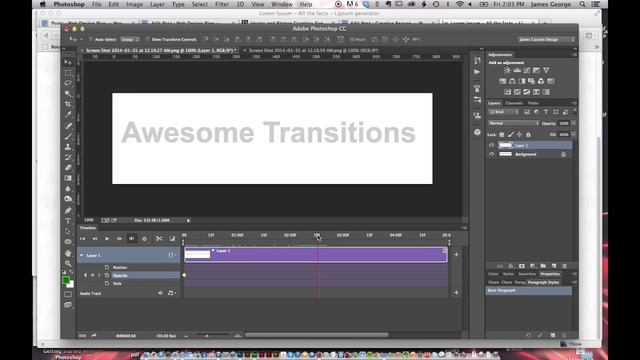How to Create an Animated GIF in Photoshop CC смотреть онлайн