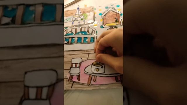 # тока бока детская комната .как нарисовать смотри на канале pink ping world смотреть онлайн