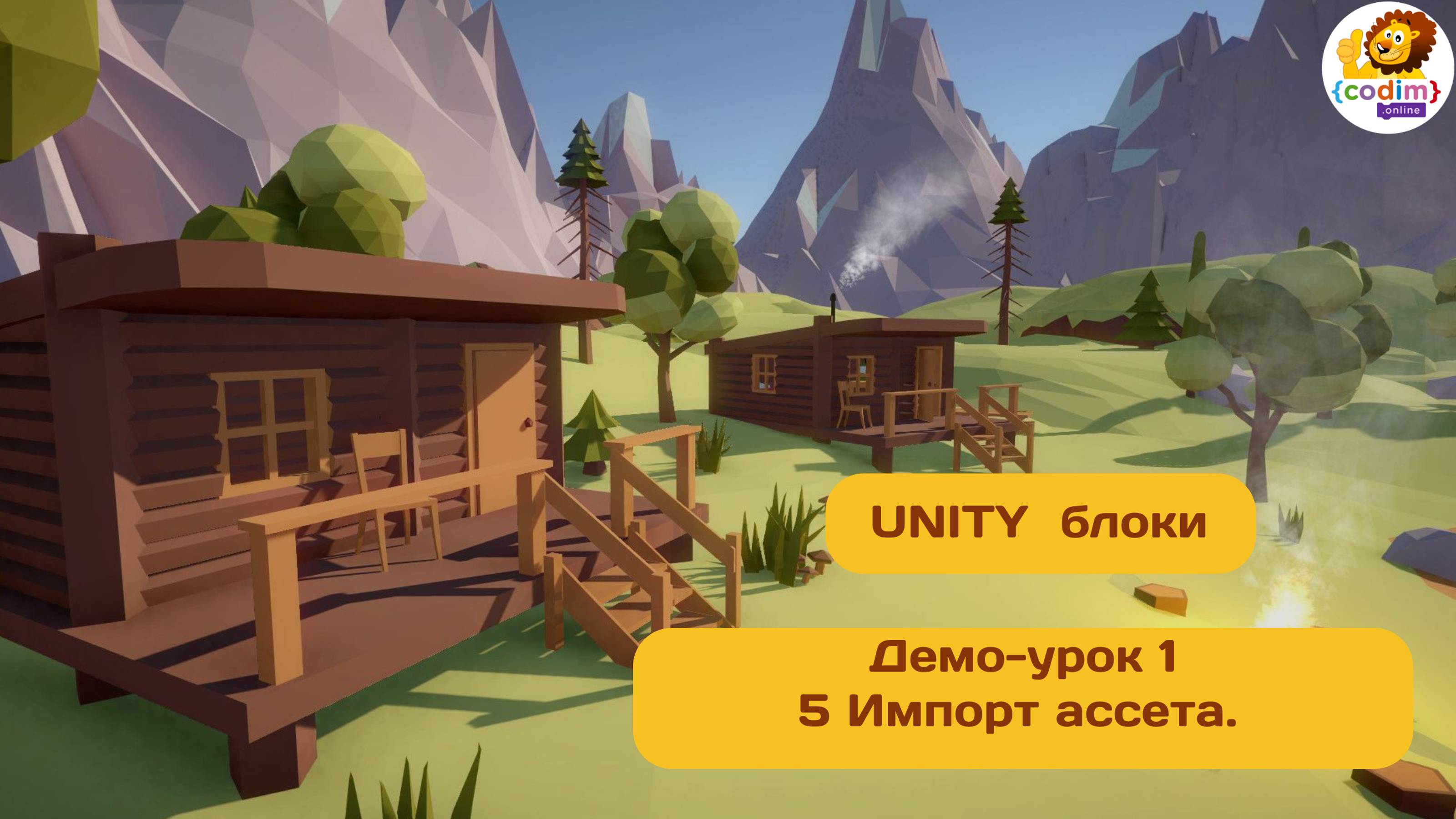 #Unity Урок 1.5 Импорт ассета. Курс для детей 10  от школы Codim.Online