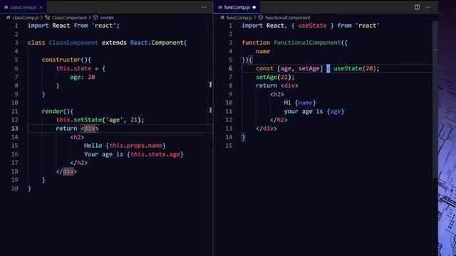 ReactJS Class vs Functional Components смотреть онлайн