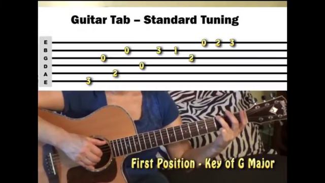 How to Read Tablature - 6 String Guitar смотреть онлайн