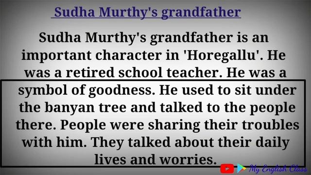 Grandfather character sketch| Plus two English important questions| Character sketch| Horegallu смотреть онлайн