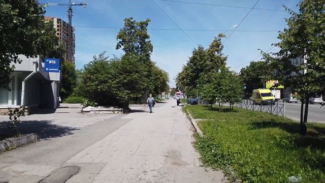 Прогулка по Новосибирску в 4К от пл. Калинина до ул. Учительская смотреть онлайн