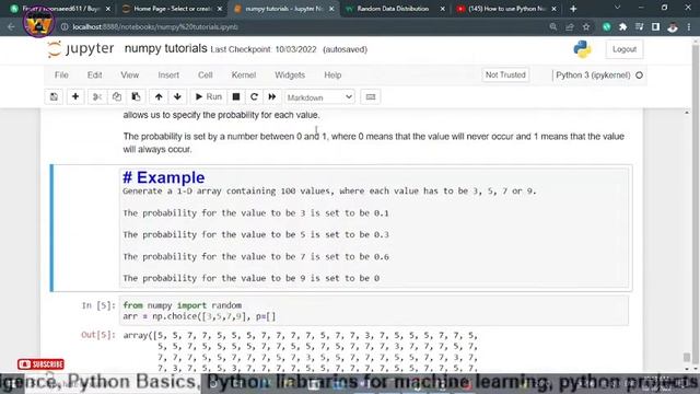 Numpy Random Data Distribution | random data distribution in numpy | numpy library смотреть онлайн
