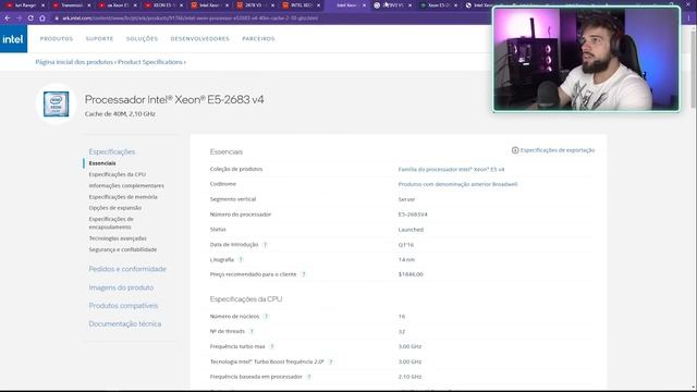 ESSE NOVO XEON V4 É BARATO, MUITO FORTE E IMPRESSIONANTE - E5 2683V4 смотреть онлайн