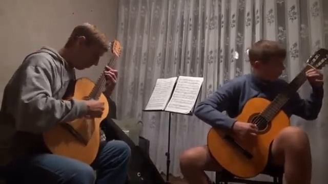 Salvador. Spanish folk dance. (two guitars) смотреть онлайн