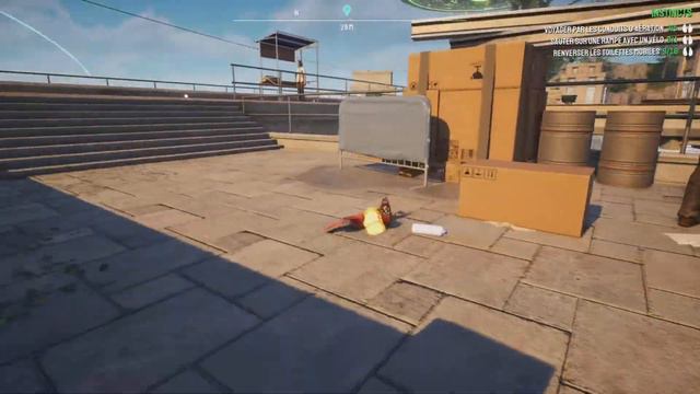Goat Simulator 3 🏆 Instinct : faire tenir des objets sur les 5 poteaux смотреть онлайн