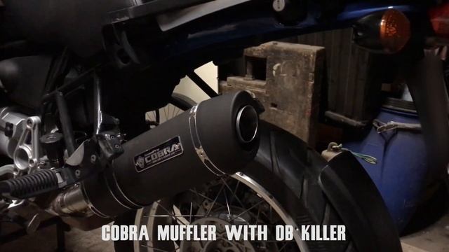 BMW R 1150 GS - SOUND (Stock VS Cobra Muffler)