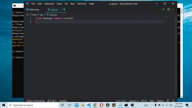 Your First Python API Using FastAPI смотреть онлайн