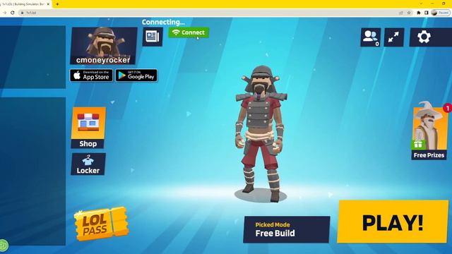 1v1 LOL Building Simulator, Battle Royale & Shooting Game смотреть онлайн
