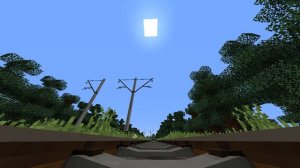 Камера под поездом в майнкрафте