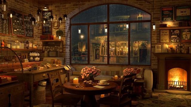 Rainy Jazz Cafe - Smooth Piano Jazz Music смотреть онлайн