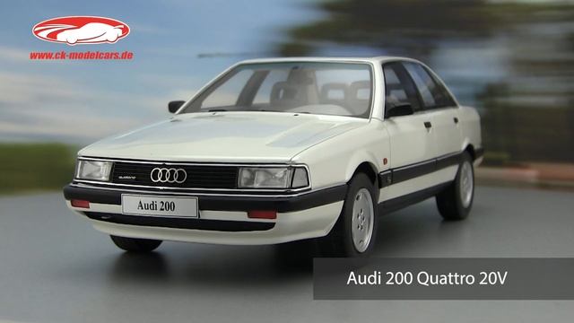 ck-modelcars-video: Audi 200 Quattro 20V Baujahr 1989 perlweiß 1:18 OttOmobile смотреть онлайн