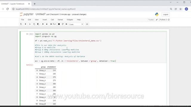 How to do ANOVA and Cohen's d in Python: 3 lines of code - Pingouin Module:Data Analysis -Statistic смотреть онлайн