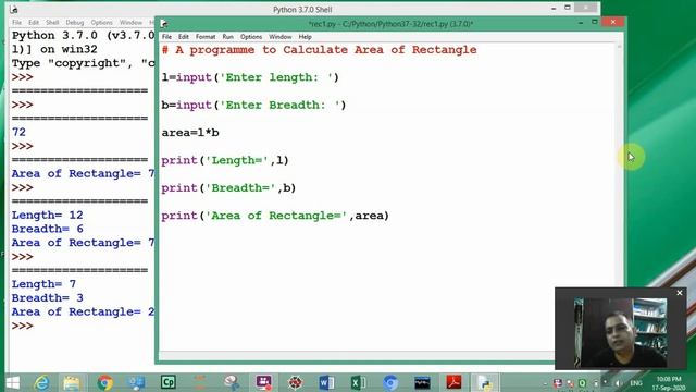 Input through keyboard , keywords, literals, in python смотреть онлайн
