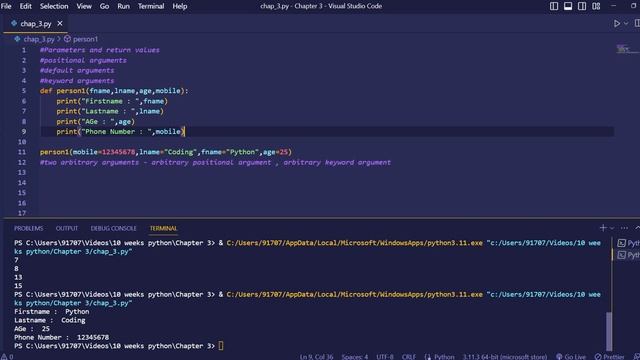 Chapter 3.2 | Parameters and Return Values смотреть онлайн