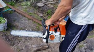 Stihl ms361 запуск.