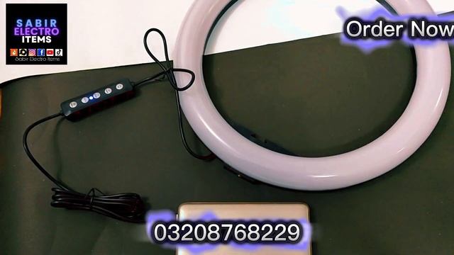 Unboxing MJ33cm RGB LED Ring Light @sabirelectroitems смотреть онлайн