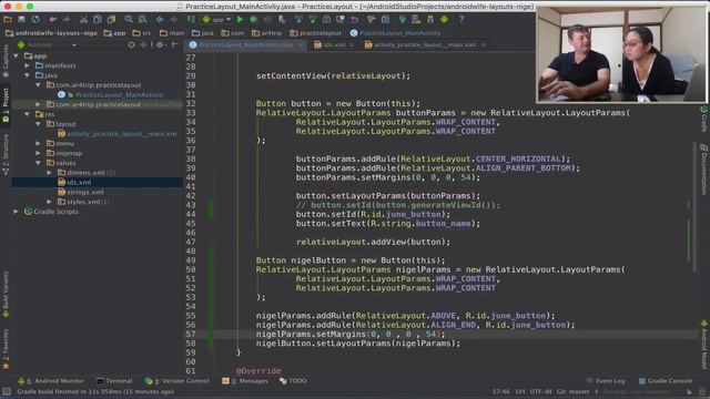 Wife learns android programming - Git & positioning views inside RelativeLayouts смотреть онлайн