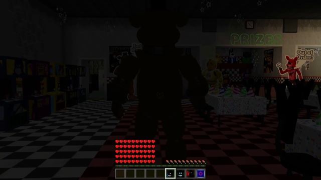 FNAF 1 All Animatronics POV In Minecraft (+2 Animatronic) [Dany Fox Addon]