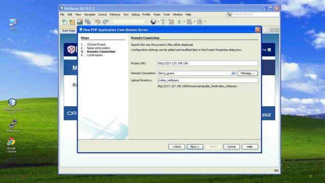 PHP en servidor remoto con Netbeans смотреть онлайн