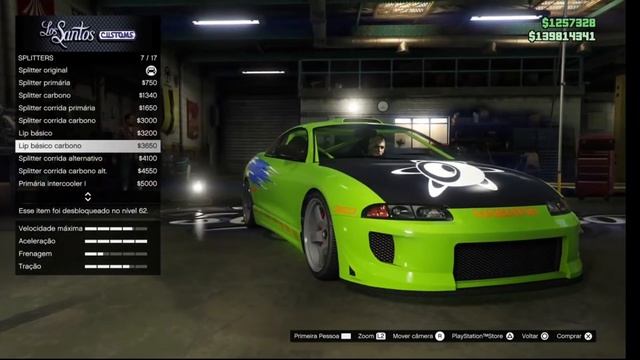 GTA ONLINE: Como fazer o Eclipse verde do Brian. смотреть онлайн