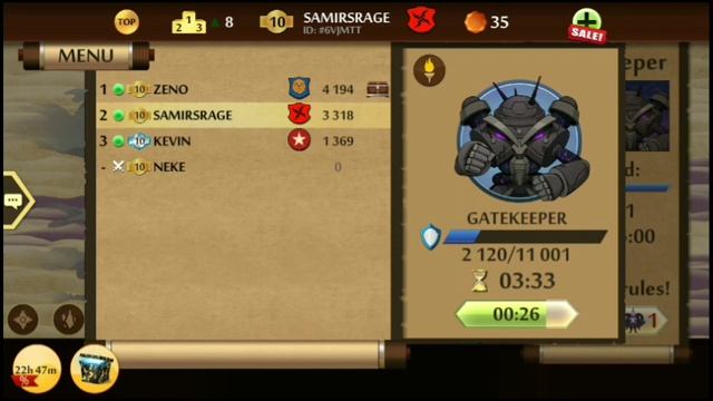 Shadow Fight 2 - Underworld Tier 4 New Boss [ Gate-Keeper ] || [ Android Gameplay ] смотреть онлайн