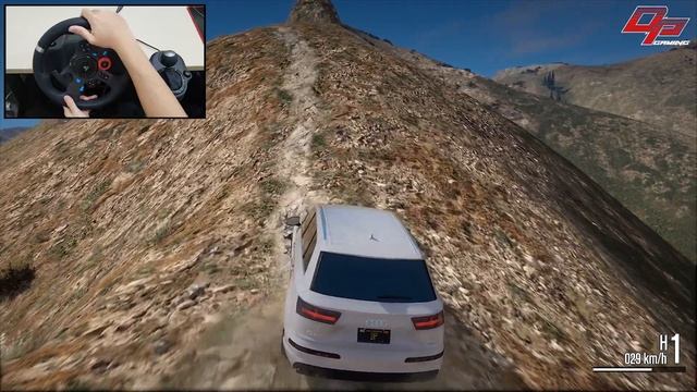 Audi Q7 Off-Road - GTA 5 with Steering Wheel - Logitech G29 Gameplay смотреть онлайн