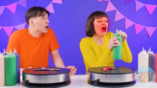 Pancake Art Challenge by Multi DO смотреть онлайн