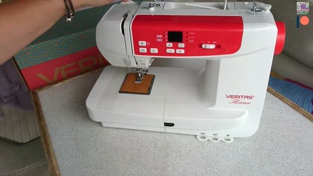 Veritas Florence digital embroidery machine - unboxing смотреть онлайн