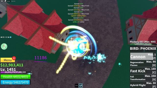 Reworked Bird Phoenix V1 V2 ( Devil Fruits ) I Reached Max In Blox Fruits смотреть онлайн