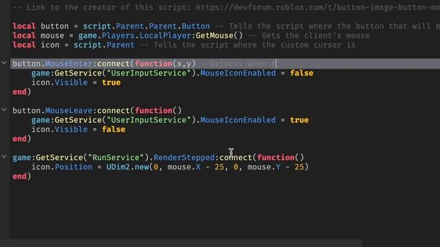 Roblox Studio Tutorial: How to make a Custom Hovering Cursor / Mouse [Model in Description] смотреть онлайн