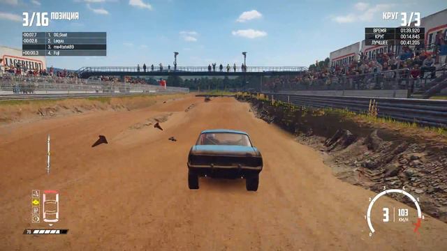 Прохождение карьеры Wreckfest.Фестиваль в кайоне крушений (Без комментариев) смотреть онлайн