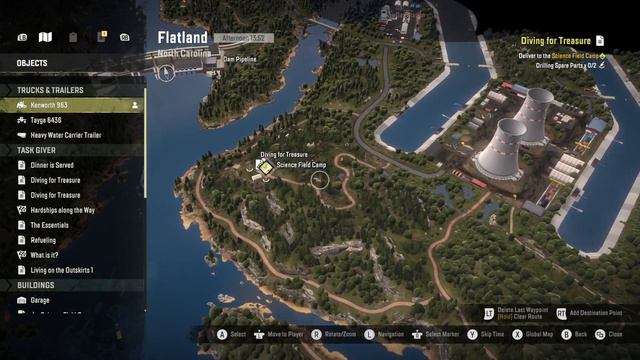 Snowrunner season 12 | Flatland | Driving for treasure with Kenworth смотреть онлайн