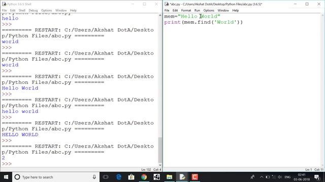 Python Tutorial For Beginners ( Working with Strings part 2 of 3 ) Part 4 in Hindi смотреть онлайн
