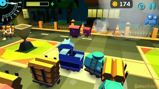 Train Maze Snake Puzzle Game | Brave Train | Android Gameplay #555 смотреть онлайн