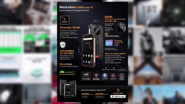 Blackview BL8800 Pro 5G Price Update - What You Need To Know ? смотреть онлайн