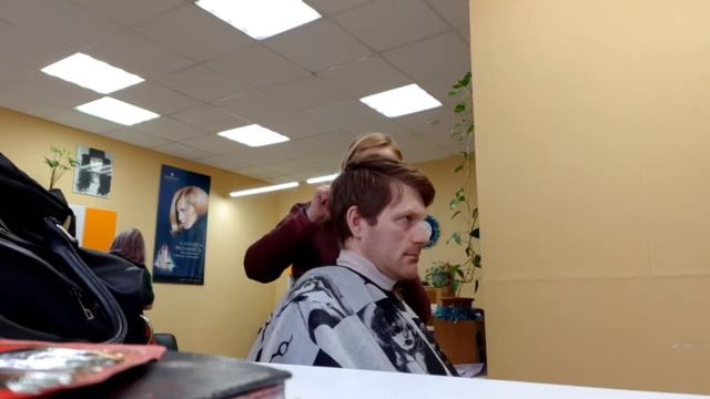 #мужскаястрижка# Модельная мужская стрижка  на длинный волос