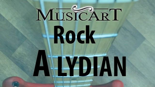 Professional Backing Track In A Lydian, Rock Style 125 Bpm