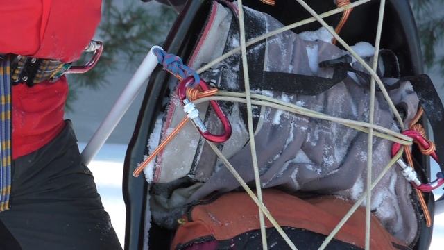 Походные сани-волокуши и система перевозки. DIY ski pulk and hauling system review. смотреть онлайн