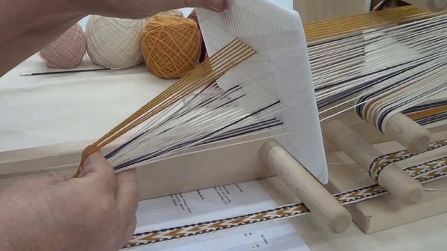Sami Double Hole Rigid Heddle Band Weaving смотреть онлайн