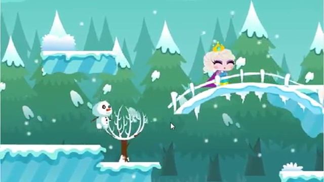 прохолим игру Снежная Королева Спасти Принцессу с 1 по 7 уровень смотреть онлайн