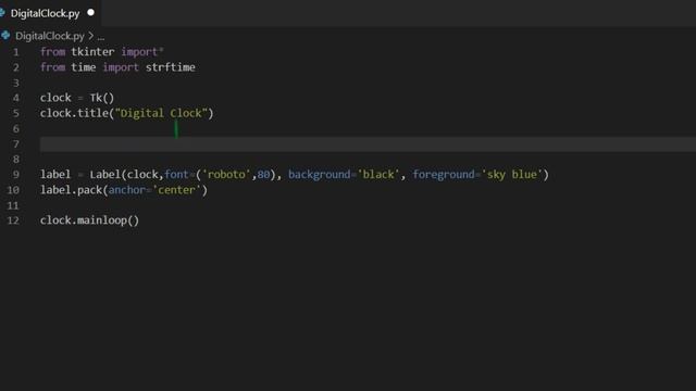 Clock | Digital Clock | Python Program | #python |#coding смотреть онлайн