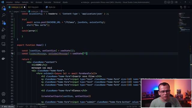 Tratando retorno de REQUISIÇÃO HTTP com AXIOS - FRONT END REACT #37 смотреть онлайн