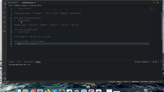 Python Basics Tutorials || For Loops in Python in Hindi смотреть онлайн