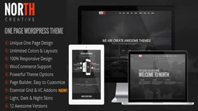 North - One Page Parallax WordPress Theme Nulled Download Working смотреть онлайн